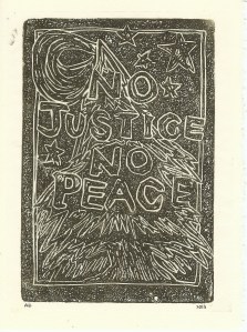 No Justice No Peace Card